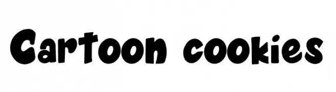 Cartoon cookies  Fuentes Gratis Descargar