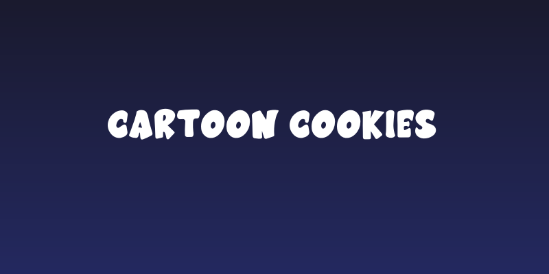 Cartoon cookies Social Header
