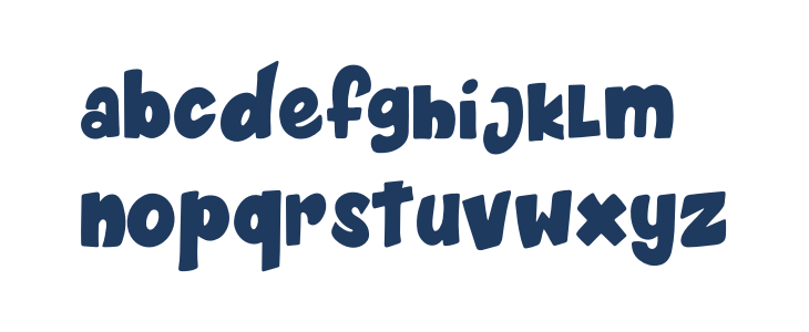 Cartoon cookies Lowercase