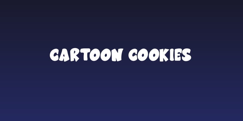 Cartoon cookies Social Header