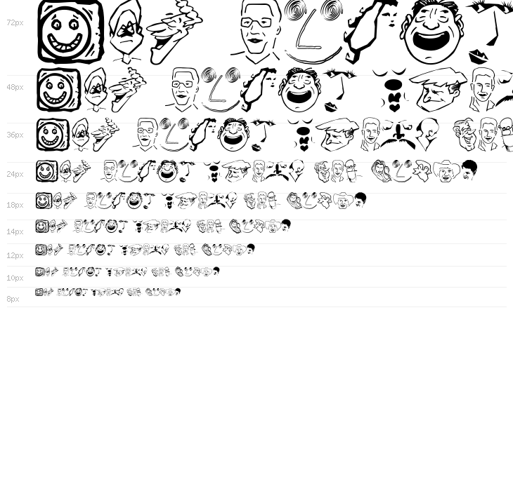 CartoonHeads Waterfall