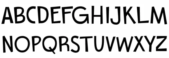 CartoonToyTurbo Fonte MAIÚSCULAS