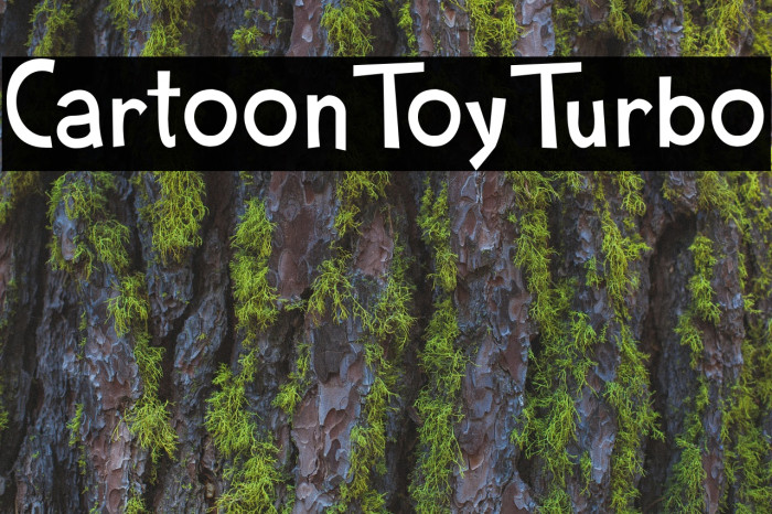 CartoonToyTurbo Font examples
