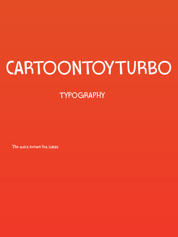 CartoonToyTurbo Poster