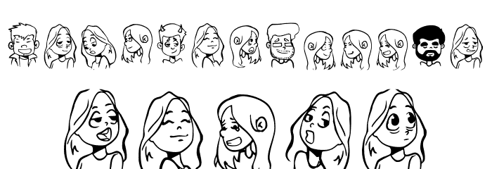 Cartoonabha Regular Font OTHER CHARS