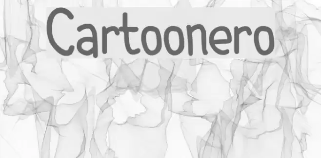 Cartoonero Шрифта examples