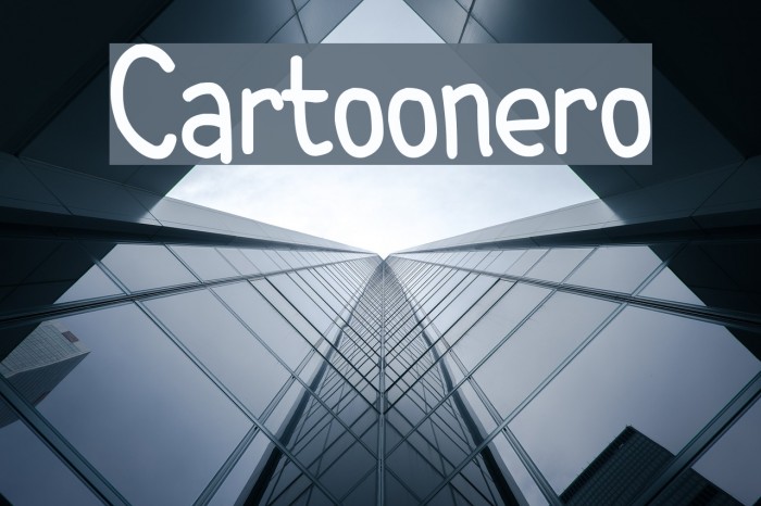 Cartoonero Font examples