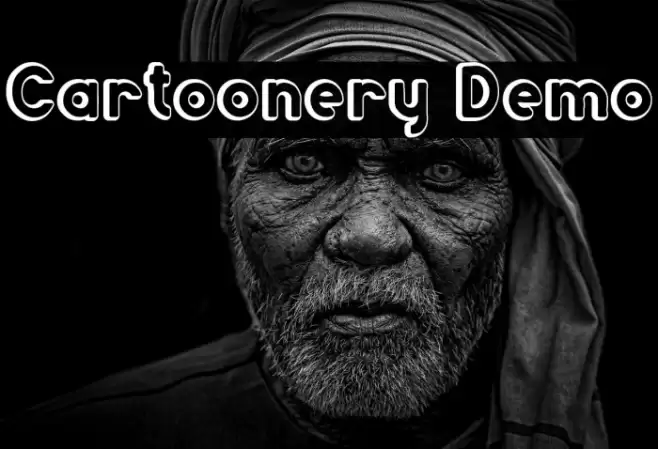 Cartoonery Demo Font examples
