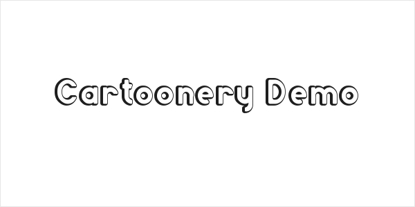 Cartoonery Demo Logo