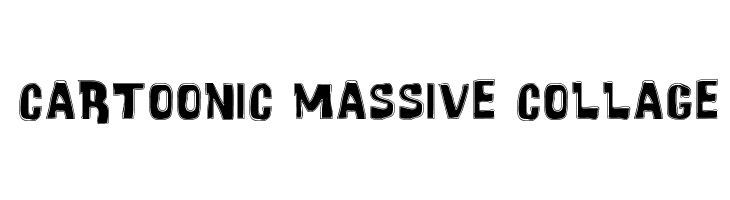 Cartoonic Massive Collage  Скачать бесплатные шрифты