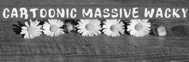 Cartoonic Massive Wacky Font examples