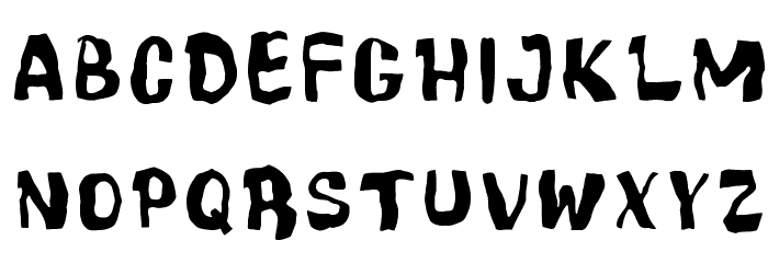 Cartoonic Massive Wacky Font LOWERCASE