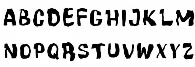 Cartoonic Massive Wacky फ़ॉन्ट लोअरकेस