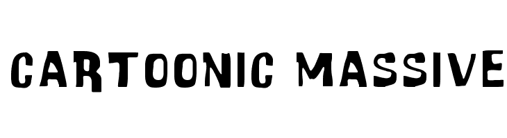 Cartoonic Massive Font