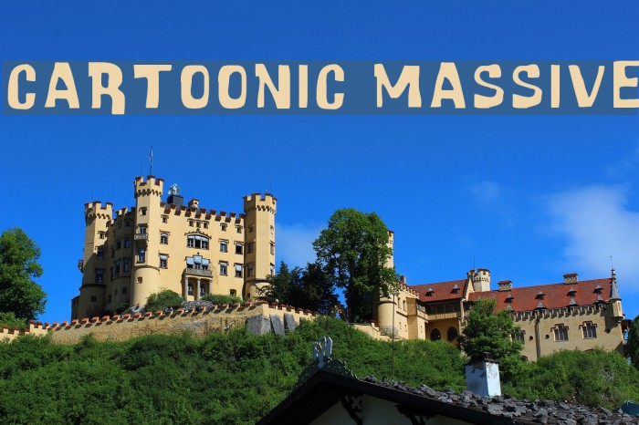 Cartoonic Massive Font examples
