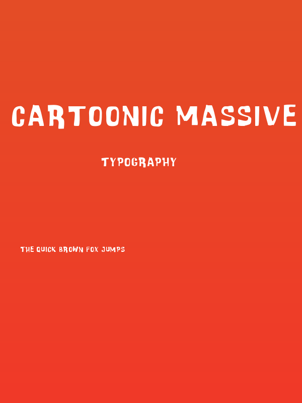 Cartoonic Massive Poster