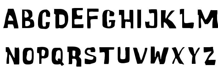 Cartoonic Massive Font LOWERCASE