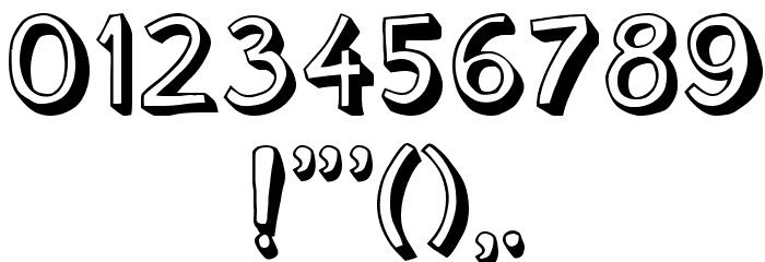 Cartoonish Regular Font OTHER CHARS