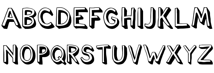 Cartoonish Regular Font LOWERCASE