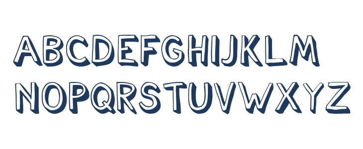 Cartoonish Lowercase