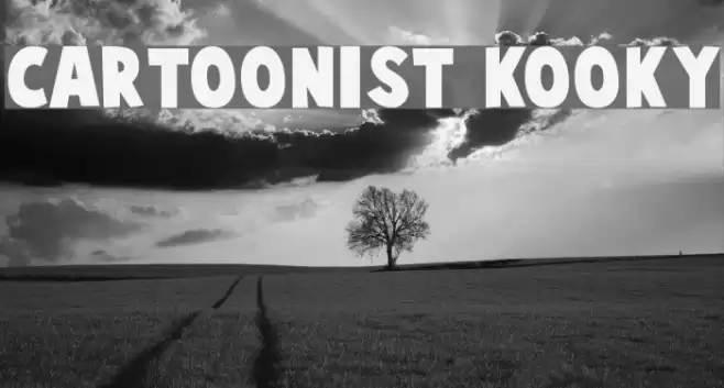 Cartoonist Kooky Font examples