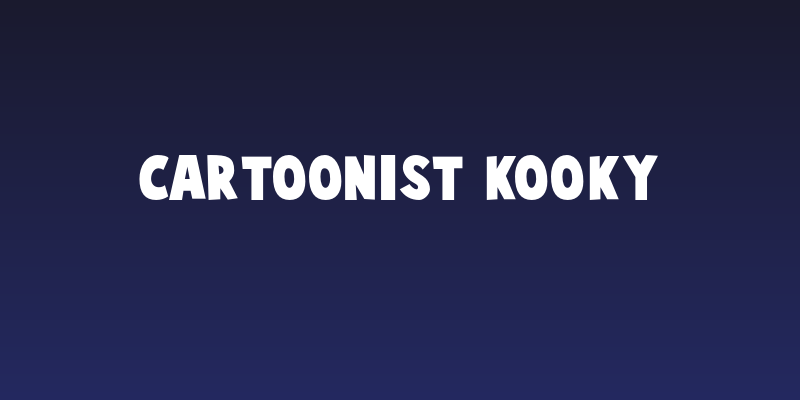Cartoonist Kooky Social Header