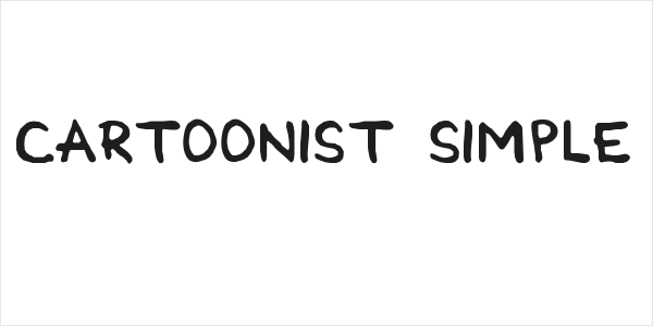 Cartoonist Simple Logo