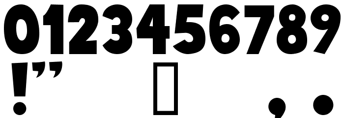 CartoonistKooky Font OTHER CHARS
