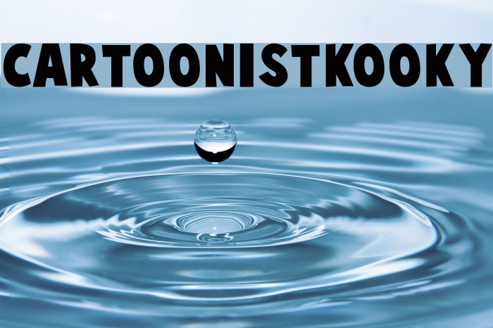 CartoonistKooky Font examples