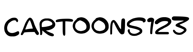 Cartoons 123  Free Fonts Download