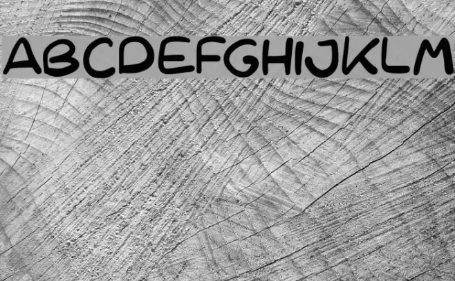 Cartoons 123 Font examples