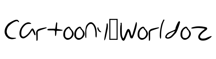 Cartoony_Worldoz Font