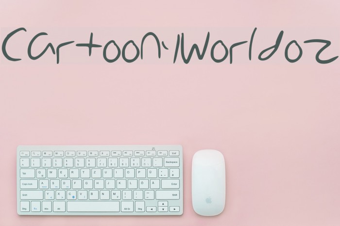 Cartoony_Worldoz Font examples