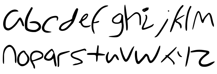 Cartoony_Worldoz Font LOWERCASE