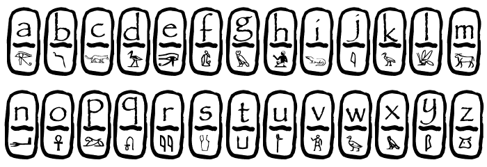 Cartouche Font LOWERCASE