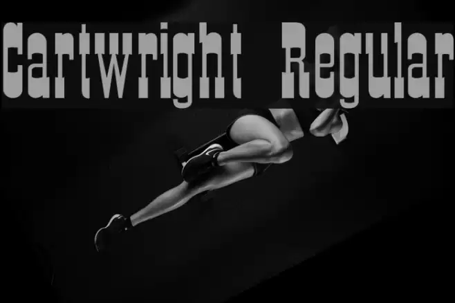 Cartwright Regular Schriftart examples