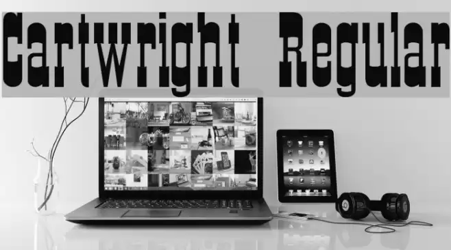 Cartwright Regular Schriftart examples