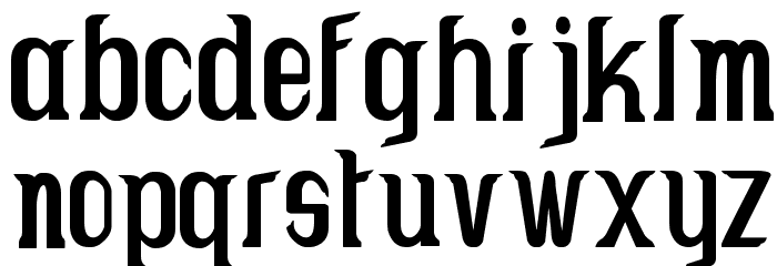 Caruban Font LOWERCASE