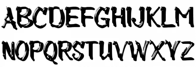 Carut Schriftart Groß