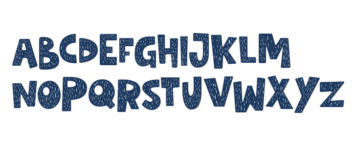 Carve Craft Three Uppercase