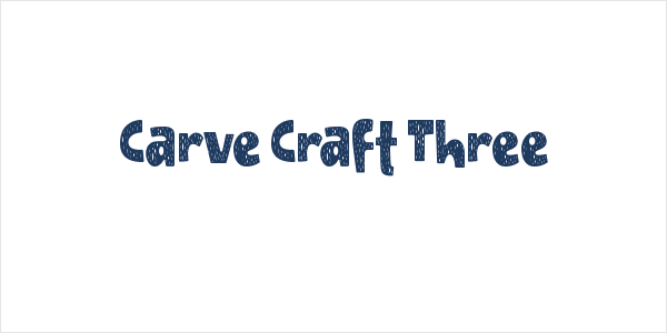 Carve Craft Three Logo