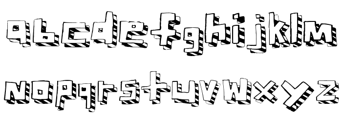 Carve Your Table Font LOWERCASE