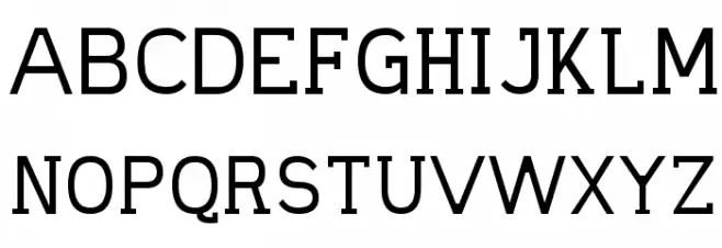 Carved Rock Regular Font Litere mari