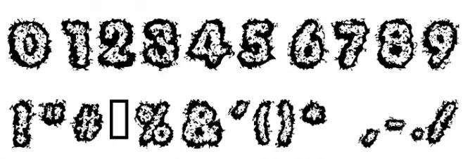 Carvings Font OTHER CHARS