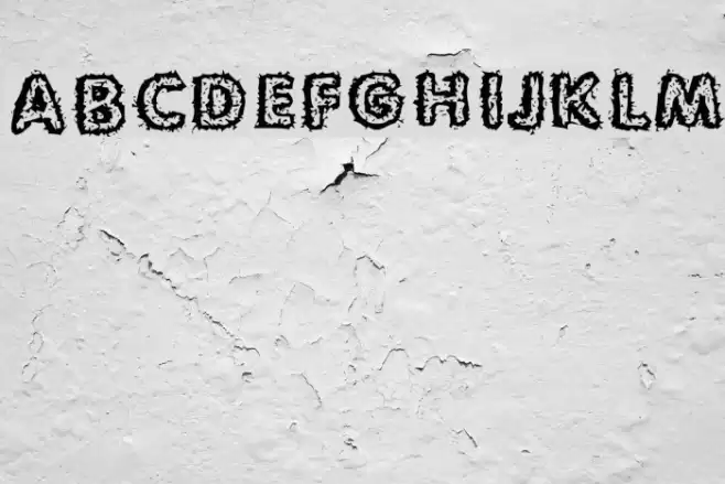 Carvings Font examples