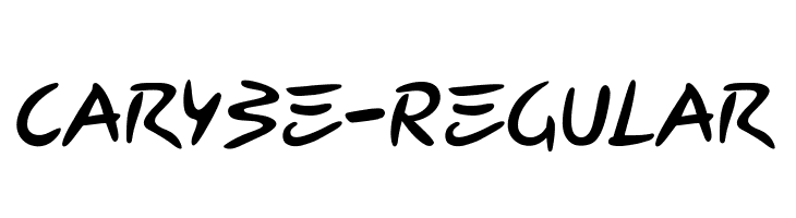 Carybe-Regular  font caratteri gratis