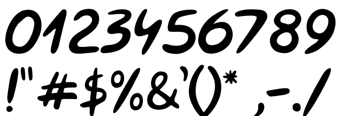 Carybe-Regular Font OTHER CHARS