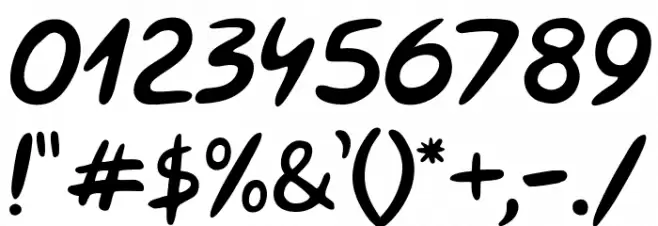 Carybe Font OTHER CHARS