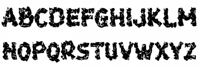 Caryer Schriftart Groß
