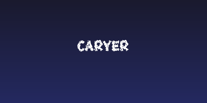 Caryer Social Header